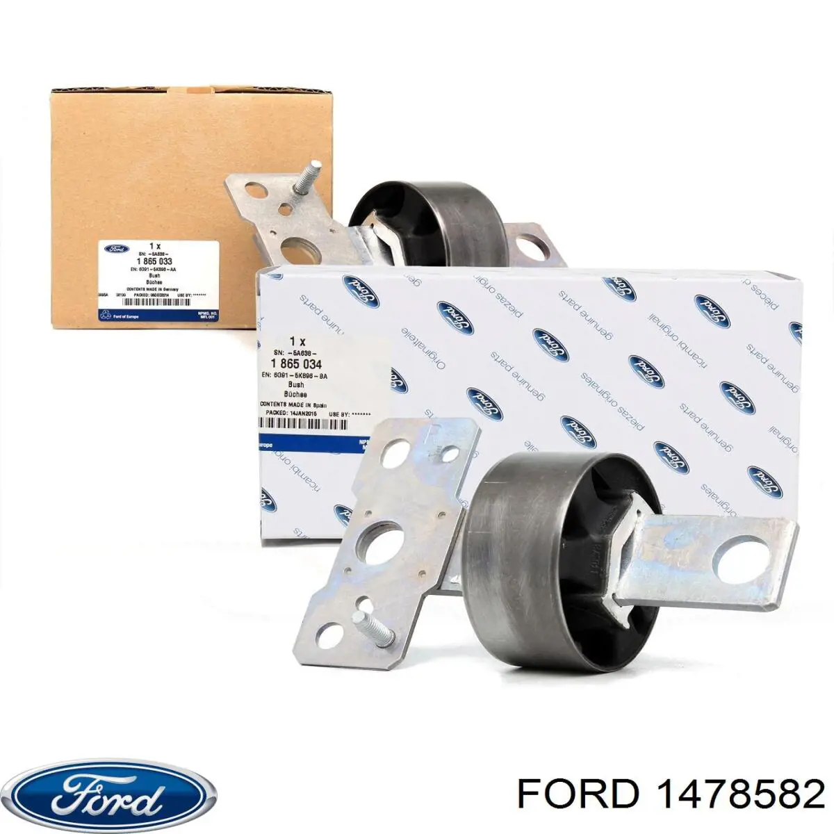 Do koszyka 1478582 Ford Tuleja stabilizatora przedniego