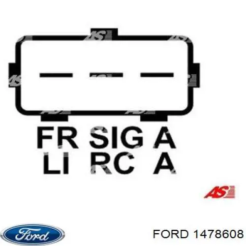 Alternator 1478608 Ford
