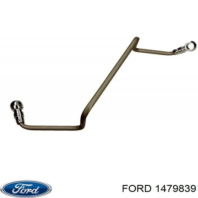Do koszyka 1479839 Ford Rurka (przewód) dopływu oleju do turbiny