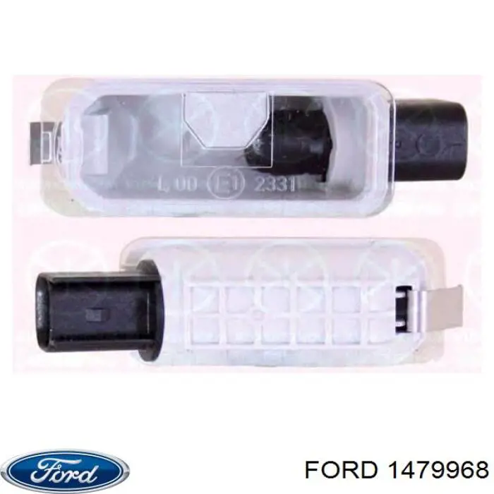 1479968 Ford Lampa oświetlenia tylnej tablicy rejestracyjnej
