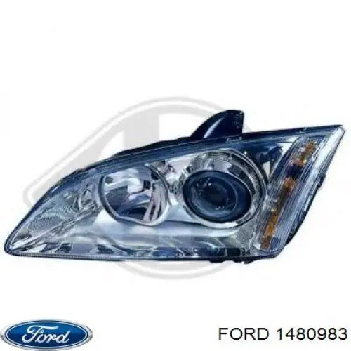 Reflektor prawy Ford 1480983 cena, od 117,48 USD
