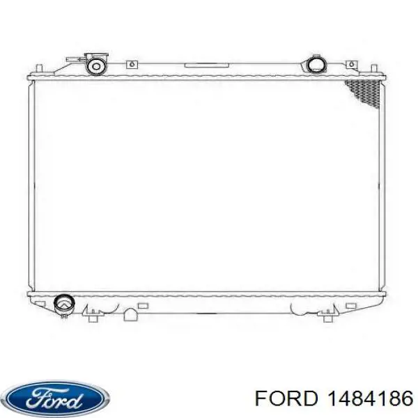 Chłodnica silnika Ford 1484186 cena, od 128,87 USD