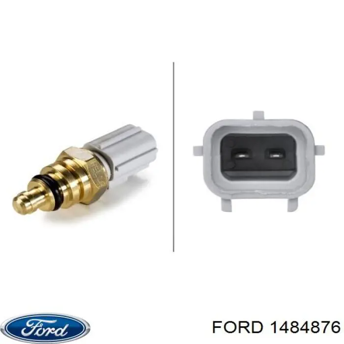 Czujnik temperatury płynu chłodzącego Ford 1484876