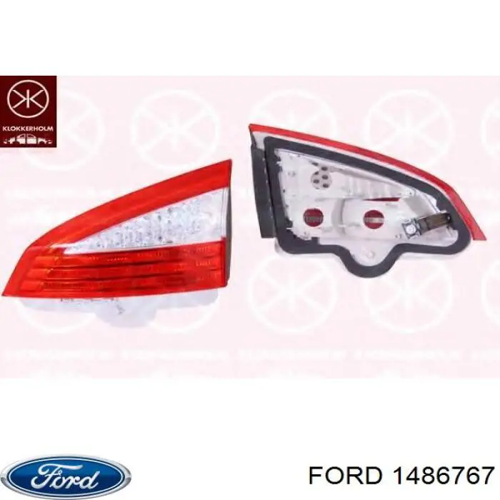 Lampa zespolona tylna prawa wewnętrzna Ford 1486767 cena, od 95,28 USD