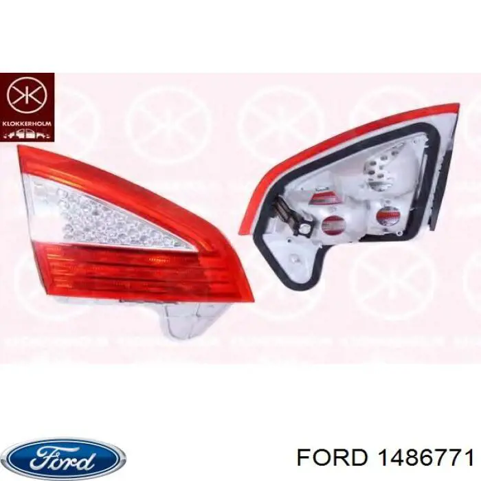 Lampa zespolona tylna lewa wewnętrzna Ford 1486771 cena, od 57,89 USD