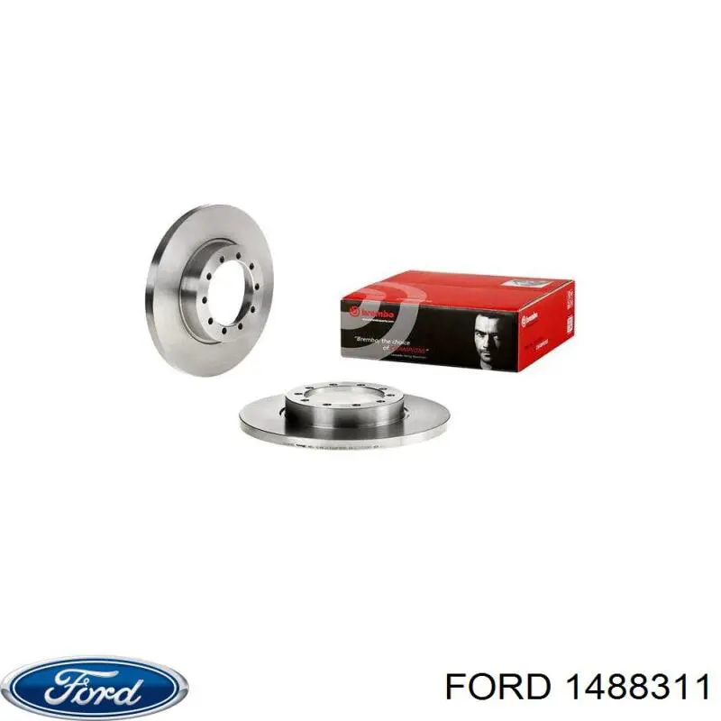 Do koszyka 1488311 Ford Tarcza hamulcowa tylna