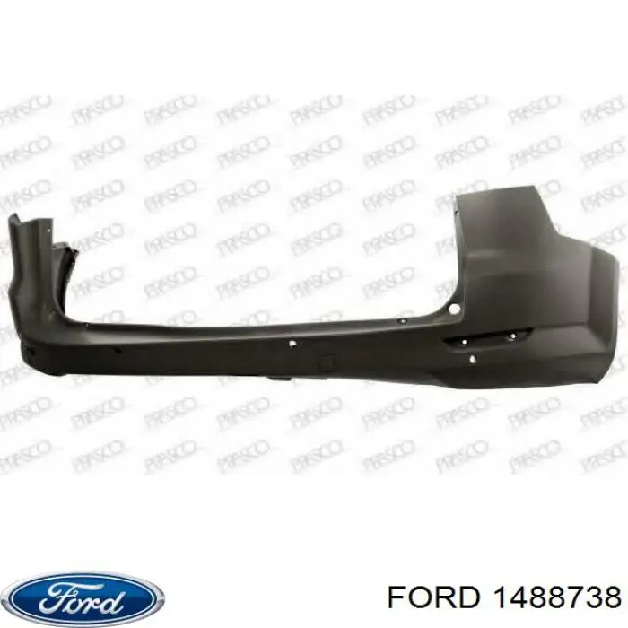 Zderzak tylny Ford 1488738 cena, od 224,22 USD
