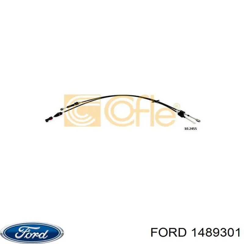 Do koszyka 1489301 Ford Linka dźwigni zmiany biegów podwójna