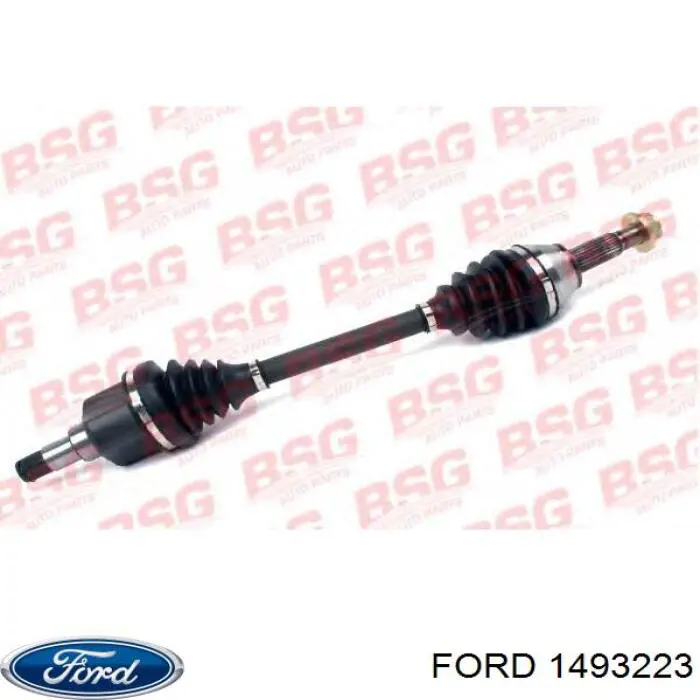 1493223 Ford Półoś napędowa przednia lewa
