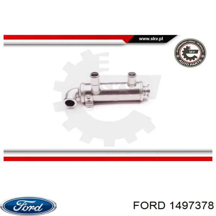 Do koszyka 1497378 Ford Chłodnica układu recyrkulacji spalin EGR