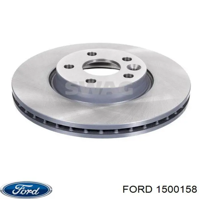 Do koszyka 1500158 Ford Tarcza hamulcowa przednia