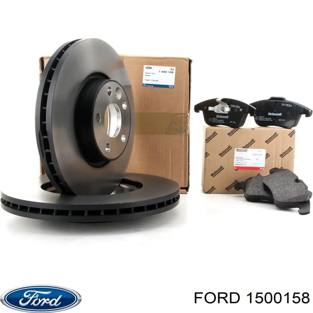 Tarcza hamulcowa przednia Ford 1500158 cena, od 75,44 USD