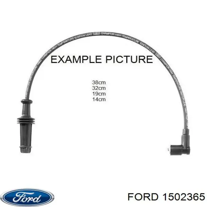 Zestaw przewodów wysokiego napięcia Ford 1502365 cena, od 29,43 USD