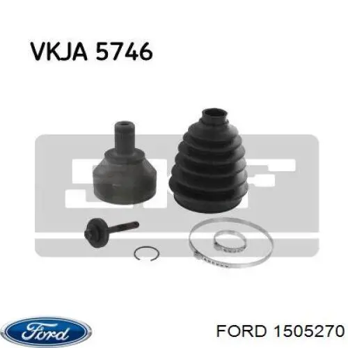1505270 Ford Półoś napędowa przednia lewa