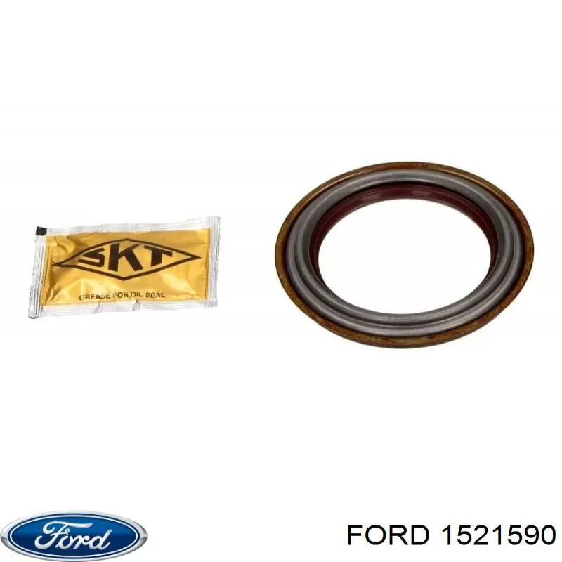 Do koszyka 1521590 Ford Uszczelniacz piasty tylnej