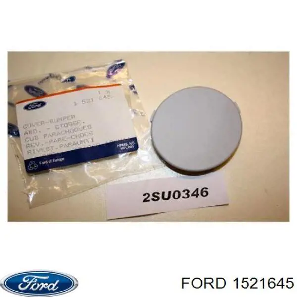 Zaślepka haku holowniczego zderzaka przednia Ford 1521645 cena, od 2,46 USD