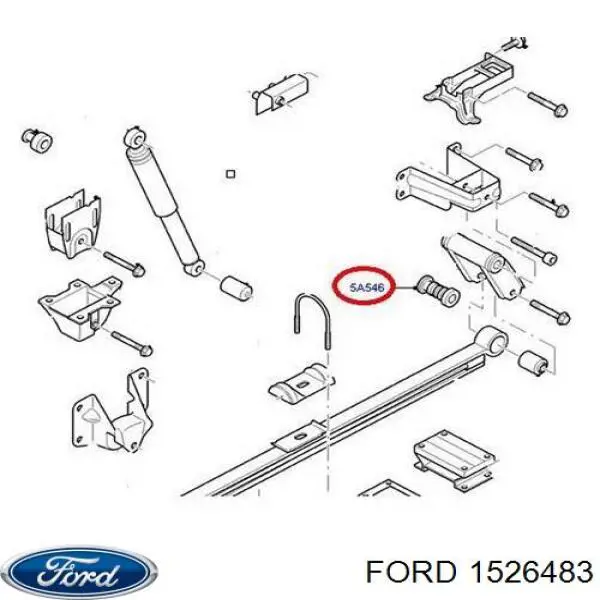 1526483 Ford Silenntblock ucha resoru