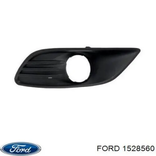 Do koszyka 1528560 Ford Zaślepka (kratka) lamp przeciwmgielnych zderzaka przedniego prawa