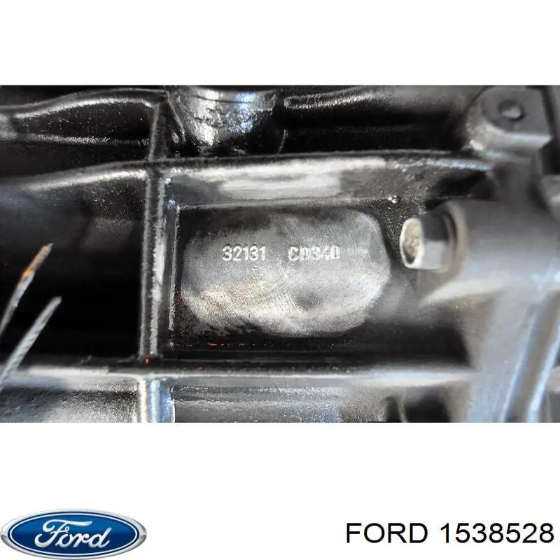 1538528 Ford Osłona chłodnicy kompletna (panel mocowania reflektorów)