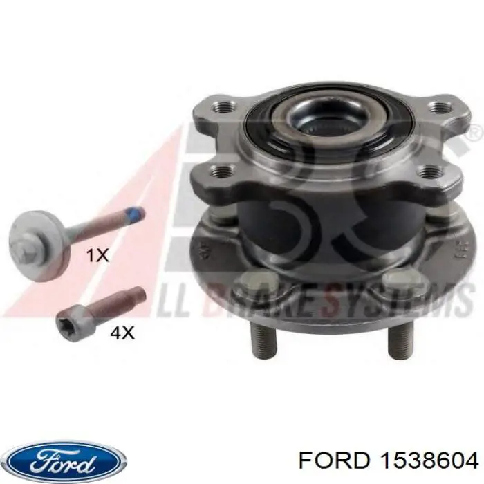 Do koszyka 1538604 Ford Lożysko piasty tylnej