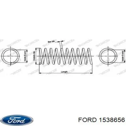 1538656 Ford sprężyna tylna