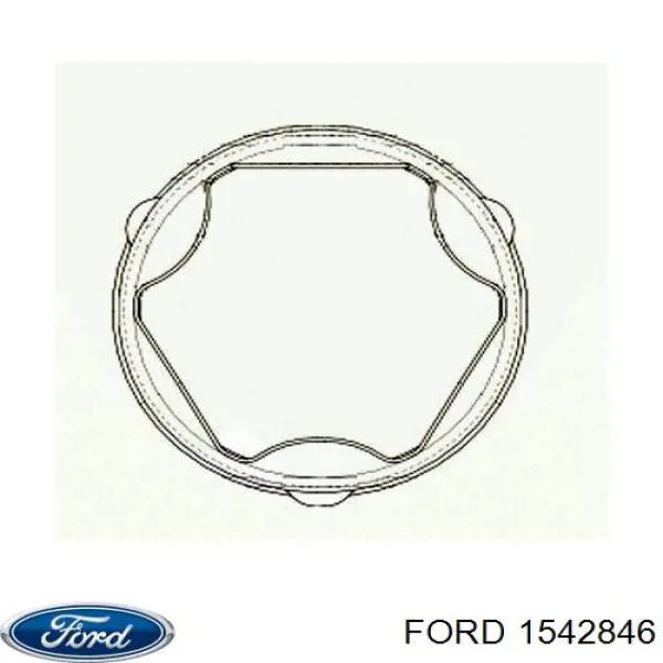Osłona przegubu homokinetycznego półosi przedniej zewnętrzna Ford 1542846 cena, od 56,22 USD
