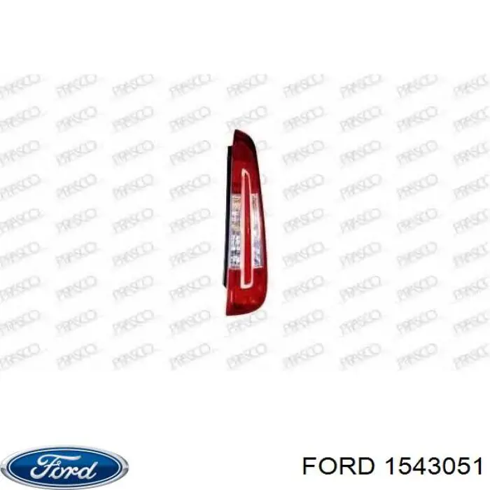 Lampa zespolona tylna prawa Ford 1543051 cena, od 105,56 USD