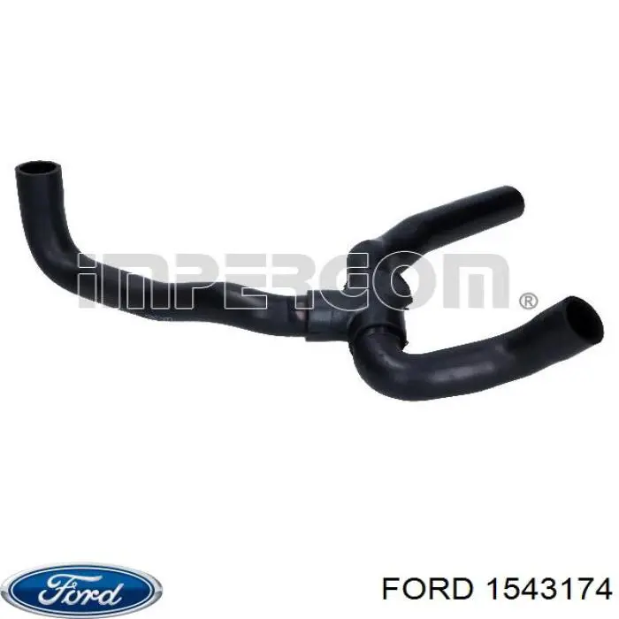 Do koszyka 1543174 Ford Króciec wentylacji kadłuba (separatora oleju)