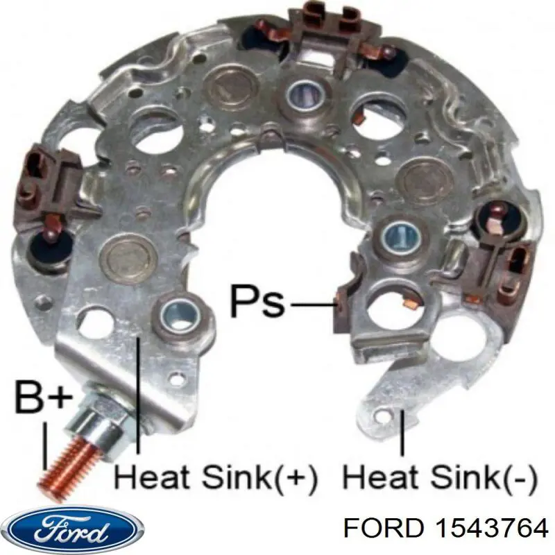 Alternator 1543764 Ford