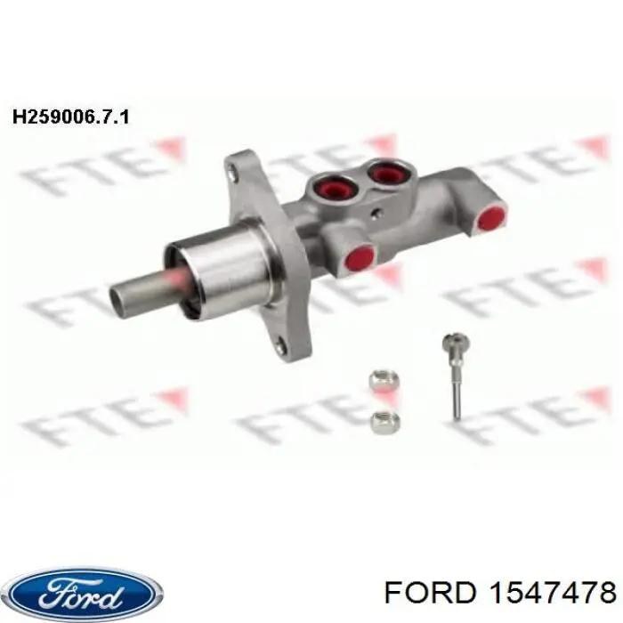 1547478 Ford główny cylinder hamulców
