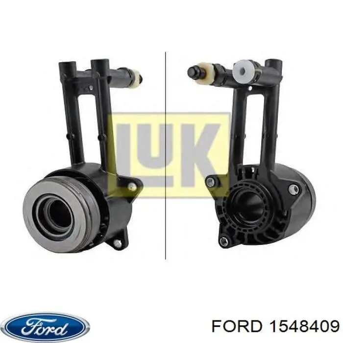 Do koszyka 1548409 Ford Cylinder roboczy sprzęgła (wysprzęglik) w komplecie z łożyskiem wyciskowym