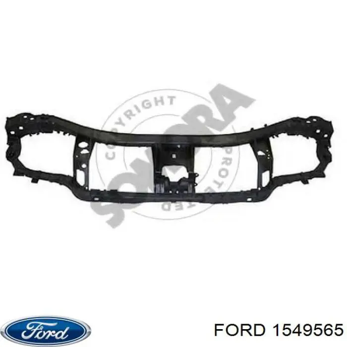 1549565 Ford Osłona chłodnicy kompletna (panel mocowania reflektorów)