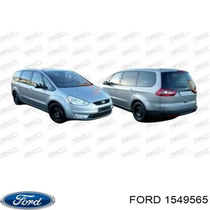 Osłona chłodnicy kompletna (panel mocowania reflektorów) Ford 1549565 cena, od 177,31 USD