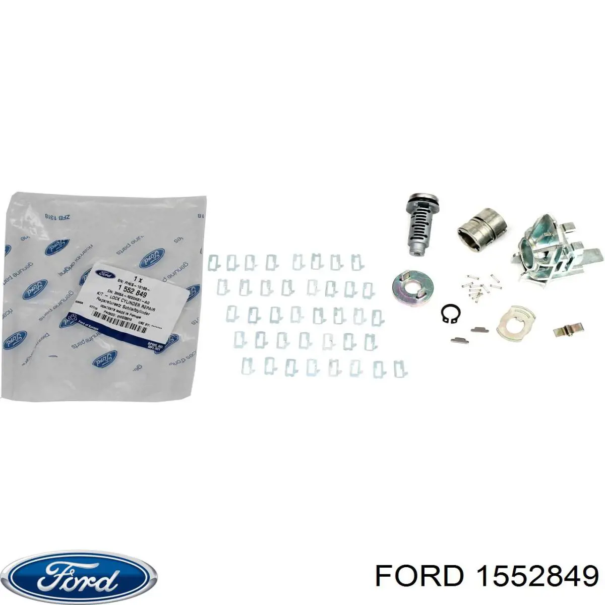 1552849 Ford Wkładka zamka drzwi przednich