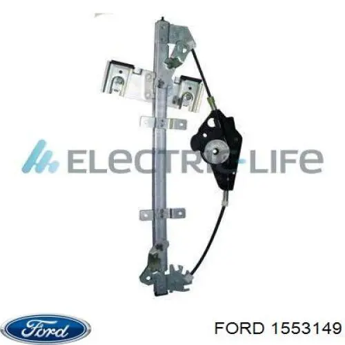 Mechanizm podnoszenia szyby drzwi przednich lewych Ford 1553149 cena, od 64,70 USD