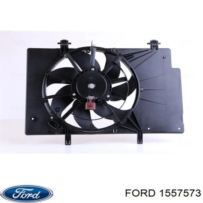 Do koszyka 1557573 Ford Dyfuzor chłodnicy, w komplecie z silnikiem i wirnikiem
