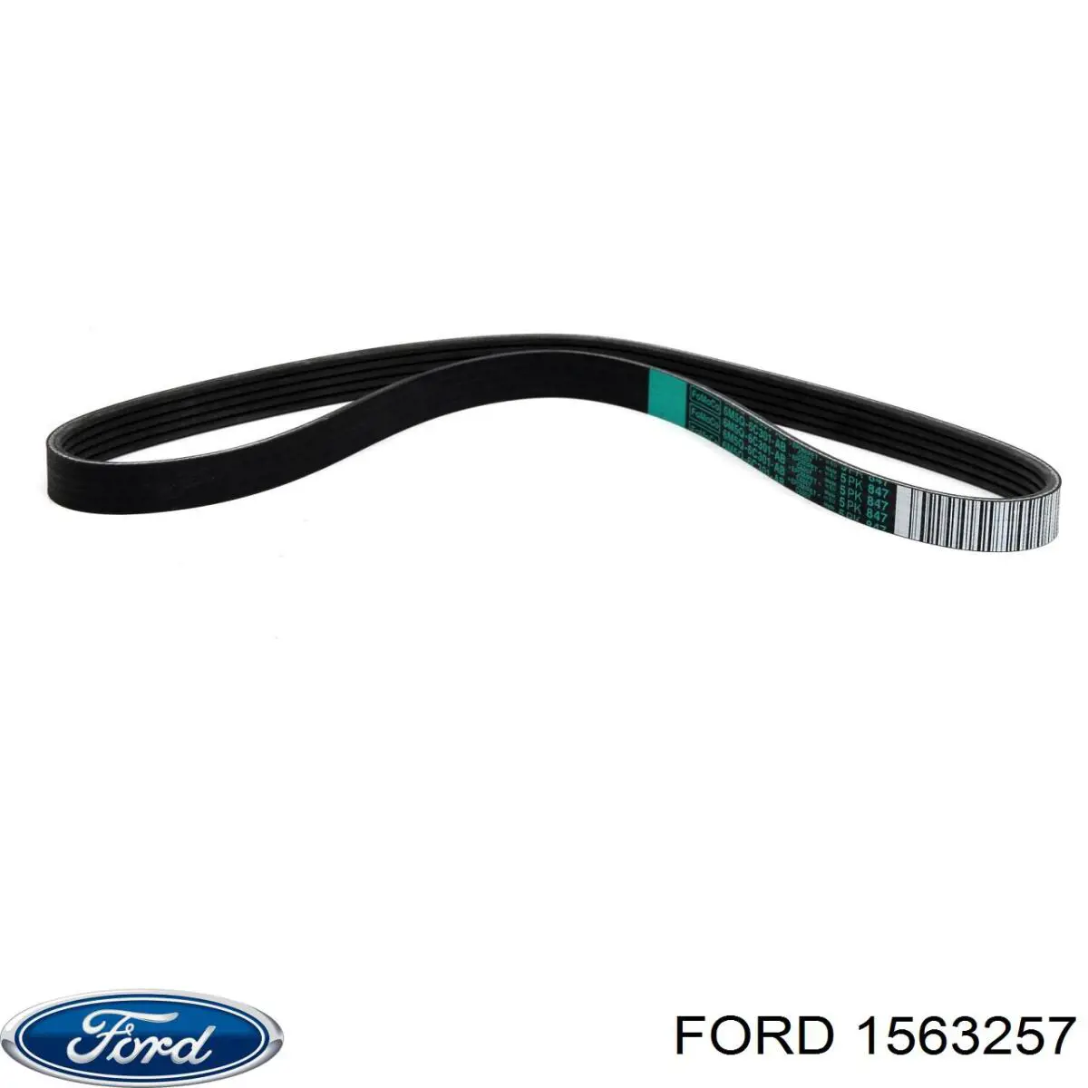 1563257 Ford Pas napędowy mechanizmów