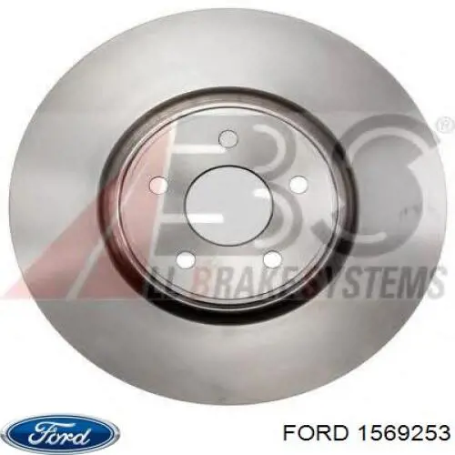 1569253 Ford Tarcza hamulcowa przednia
