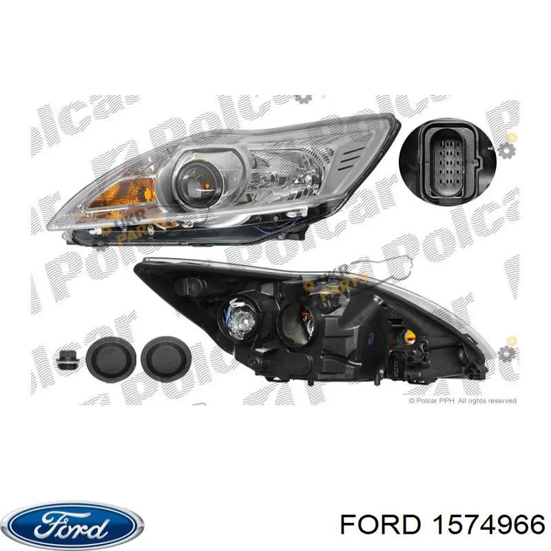 1755405 Ford Reflektor lewy
