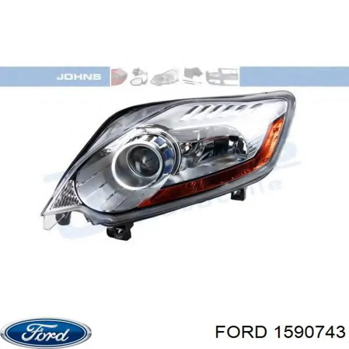 Reflektor lewy Ford 1590743 cena, od 795,40 USD