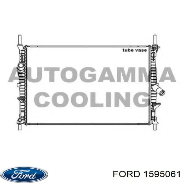 Chłodnica silnika Ford 1595061 cena, od 110,91 USD