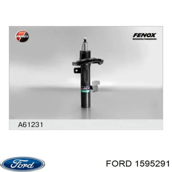 Do koszyka 1595291 Ford Amortyzator przedni prawy