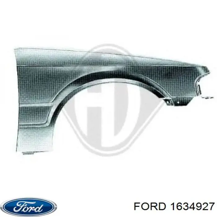 Błotnik przedni prawy do Ford Escort IV GAF, AWF, ABFT