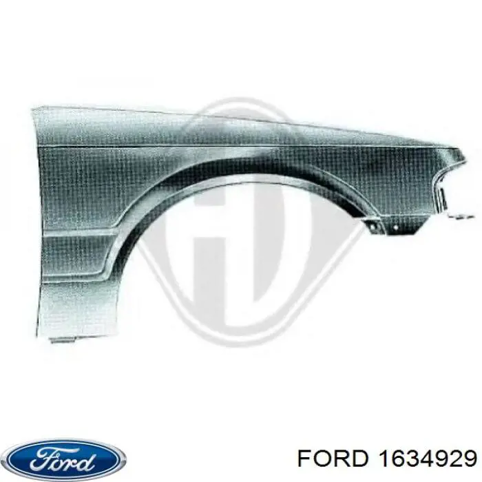 Błotnik przedni lewy Ford Escort IV hatchback (GAF, AWF, ABFT) (1985 - 1990) cena, od 132,62 USD