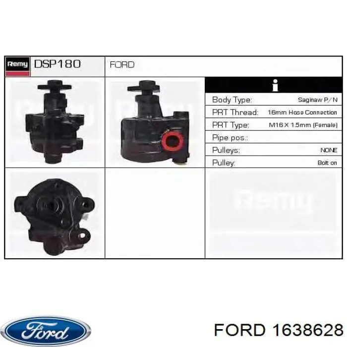 Pompa wspomagania hydraulicznego kierownicy Ford 85GB3A674AD cena, od 57,99 USD