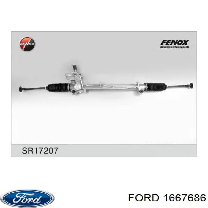 Listwa kierownicza (maglownica) Ford 1667686 cena, od 131,10 USD