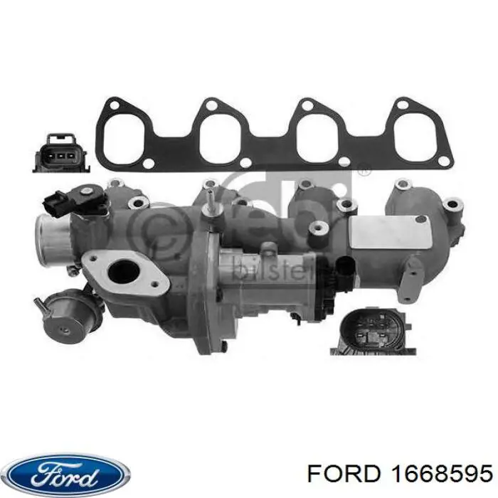 1668595 Ford Zawór recyrkulacji spalin EGR