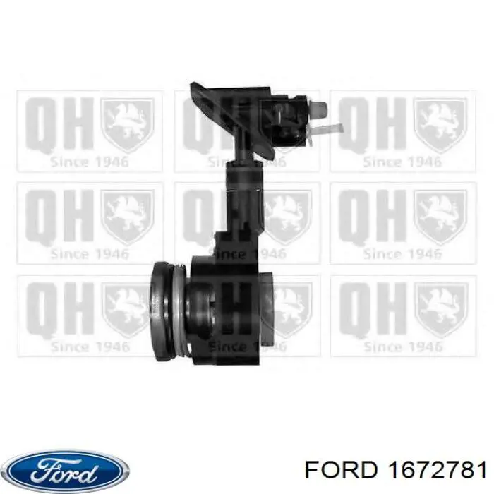 Do koszyka 1672781 Ford Cylinder roboczy sprzęgła (wysprzęglik) w komplecie z łożyskiem wyciskowym