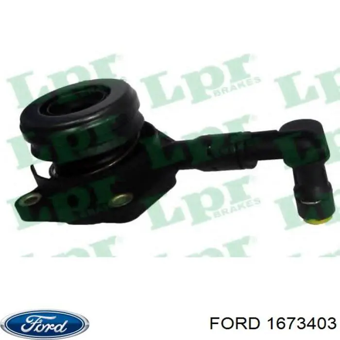 Do koszyka 1673403 Ford Cylinder roboczy sprzęgła (wysprzęglik) w komplecie z łożyskiem wyciskowym