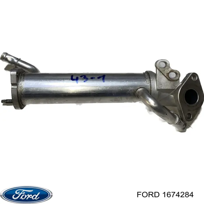 Chłodnica układu recyrkulacji spalin EGR Ford 1674284 cena, od 64,67 USD
